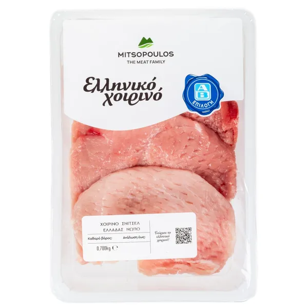 χοιρινό σνίτσελ ελληνικό 700g