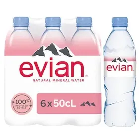 EVIAN Νερό Φυσικό Μεταλλικό 6x500ml