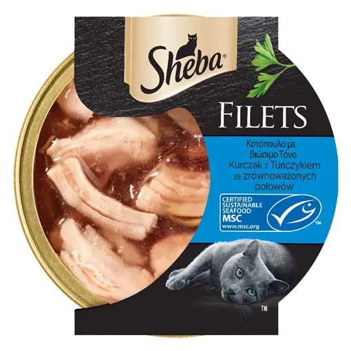 Sheba Filets υγρή τροφή γάτας 60γρ.