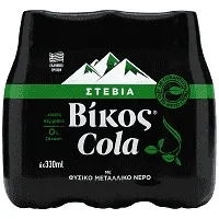 Βίκος Cola Stevia 330ml 6τεμ