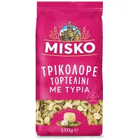 Misko Tortellini Τρικολόρε Με Τυρί 250gr