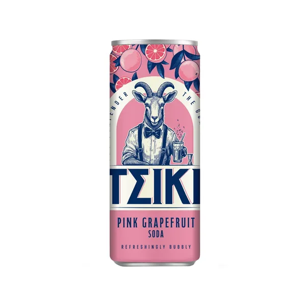 σόδα με pink grapefruit ή lemon με γιασεμί-κάρδαμο κουτί 330ml