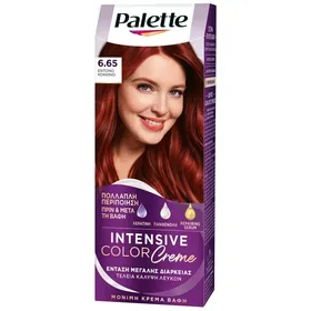 Βαφή Μαλλιών Intensive Color Cream No 6.65 Έντονο Κόκκινο Palette 50 ml