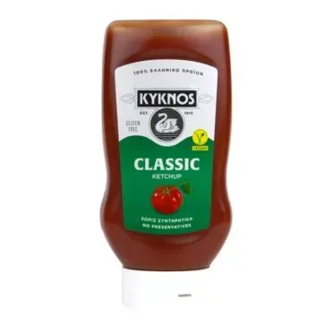KYKNOS ΚΕΤΣΑΠ ΚΛΑΣΙΚΗ ΣΕ ΠΛΑΣΤΙΚΗ ΦΙΑΛΗ TOP DOWN 560g/496ml