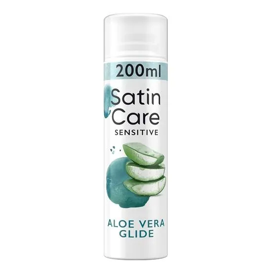 SATIN CARE sensitive aloe vera gel ξυρίσματος 200ml