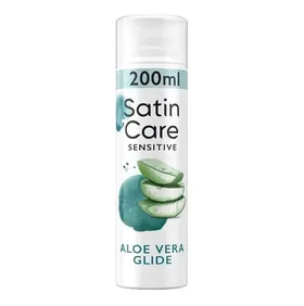 SATIN CARE sensitive aloe vera gel ξυρίσματος 200ml