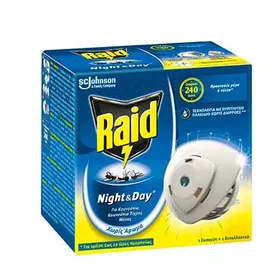 Raid Night & Day Εντoμοαπωθητικό Για Μύγες & Κουνούπια Σετ