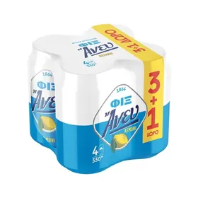 άνευ λεμόνι κουτί 330ml 3+1 ΔΩΡΟ (Δεμένη προσφορά)