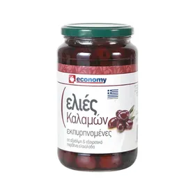 ECONOMY Ελιές Καλαμών Εκπυρηνωμένες 180gr
