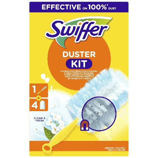 Duster Kit Clean & fresh (λαβή & 4τεμ. ανταλλακτικά)