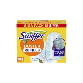 SWIFFER Φτερά Ξεσκονίσματος Duster Fresh Ανταλλακτικά 18 Τεμάχια