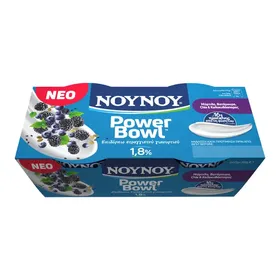 Όλα τα επιδόρπια γιαουρτιού NOYNOY powerbowl
