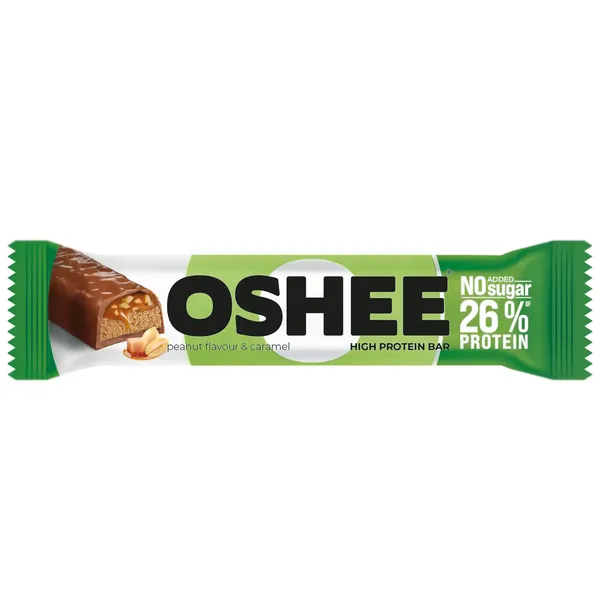 Oshee Μπάρα 26% Πρωτεΐνη Με Γεύση Φυστίκι Καραμέλα Και Επικάλυψη Σοκολάτας 49γρ.