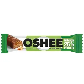 Oshee Μπάρα 26% Πρωτεΐνη Με Γεύση Φυστίκι Καραμέλα Και Επικάλυψη Σοκολάτας 49γρ.