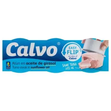 CALVO ΤΟΝΟΣ ΣΕ ΦΥΤΙΚΟ ΕΛΑΙΟ 3Χ65ΓΡ.
