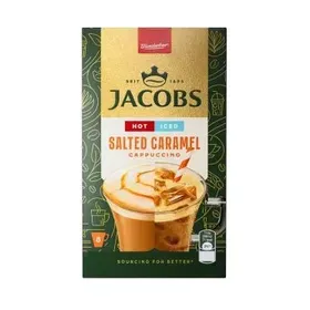 Jacobs Καφές Iced Cappuccino Salted Caramel 8τεμ 142,4gr