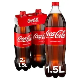 COCA COLA Αναψυκτικό Cola Φιάλη 2x1,5lt