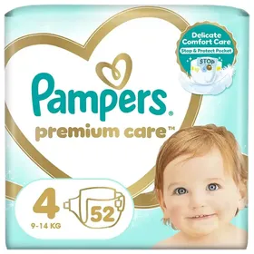 PAMPERS premium care jumbo No4 52τεμ.