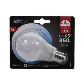MrGrand Λάμπα Led E27 A60 11W 6500K 240V