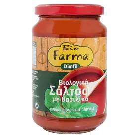 Σάλτσα με βασιλικό Bio FARMA 350gr