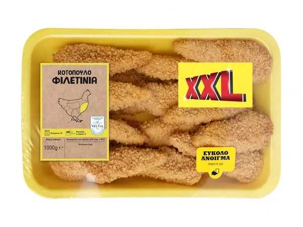 Φιλετίνια κοτόπουλου παναρισμένα XXL1 kg