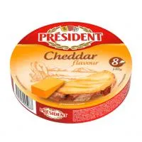 Τρίγωνα Τυράκια Cheddar President 8 Τεμάχια 140g