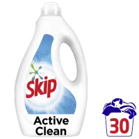 SKIP Απορρυπαντικό Πλυντηρίου Ρούχων Υγρό Active Clean 30 πλύσεις
