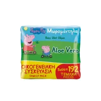 Μωρομάντηλα Peppa Pig Aloe Vera 3x64