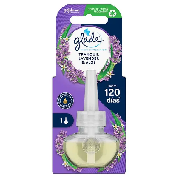 Glade Αρωματικό Χώρου Ανταλλακτικό Ηλεκτρικής Συσκευής Tranquil Lavender & Aloe 20ml.
