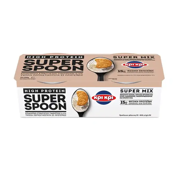 Κρι Κρι Super Spoon Επιδόρπιο Γιαουρτιού 2x170gr