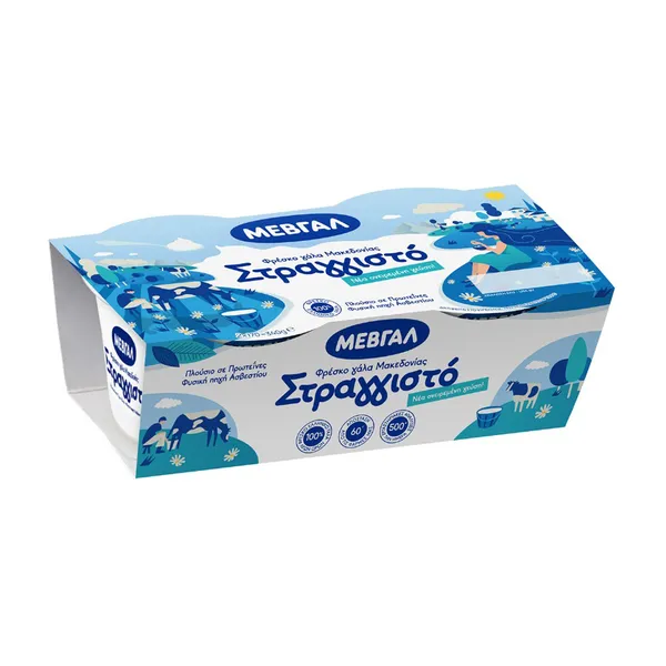 Στραγγιστό γιαούρτι ΜΕΒΓΑΛ 2x170gr
