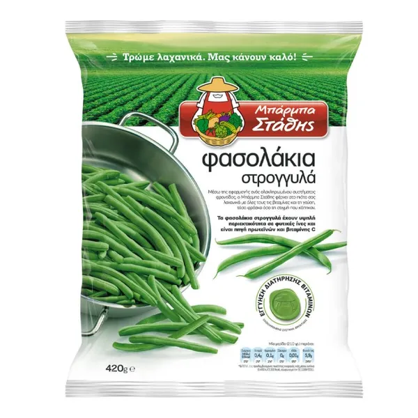 ΦΑΣΟΛΑΚΙΑ ΠΛΑΤΙΑ, ΣΤΡΟΓΓΥΛΑ ΑΡΑΚΑΣ Κατεψυγμένα