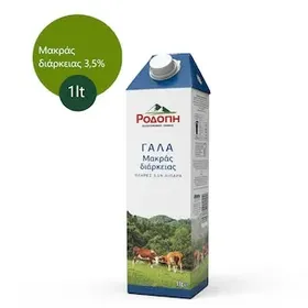 ΡΟΔΟΠΗ Γάλα Μακράς Διαρκείας 3.5% 1 Lt