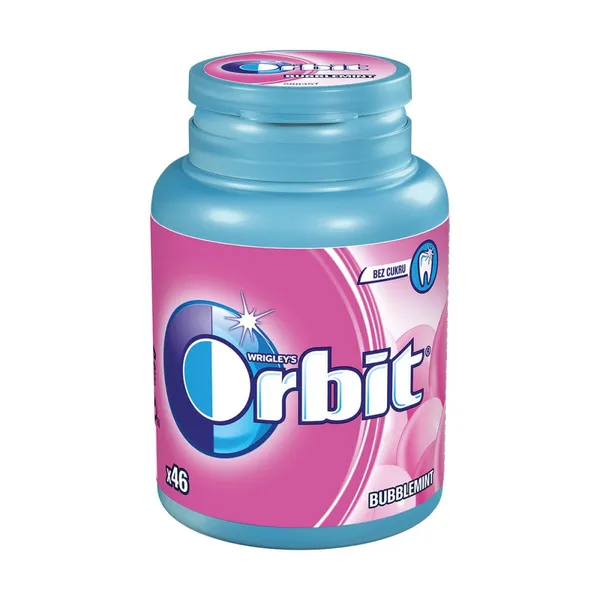 ORBIT τσίχλες σε μπουκάλι 64/67γρ. 1+1 ΔΩΡΟ