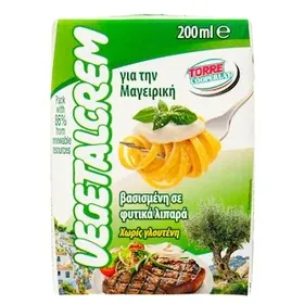 TORRE Vegetalcrem Κρέμα Μαγειρικής Χωρίς Γλουτένη 200ml