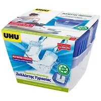 UHU Συλλέκτης Υγρασίας Magnet Θήκη 450gr + Ανταλλακτικό 450gr