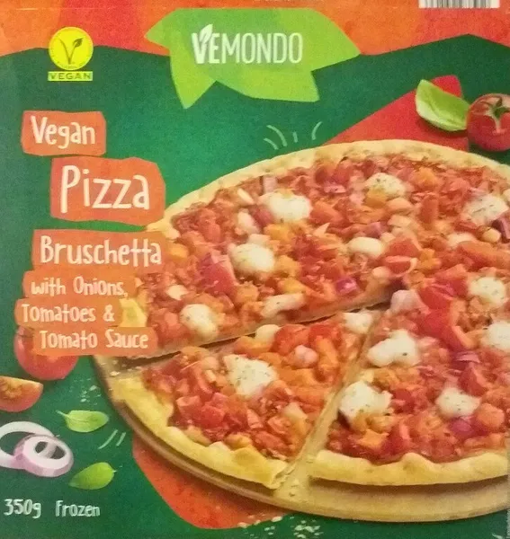 Vegan πίτσα Bruschetta, Verdura