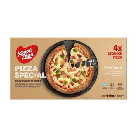 Πίτσα ΧΡΥΣΗ ΖΥΜΗ Special Ατομική 4τεμ 540g