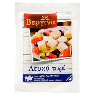 ΒΕΡΓΙΝΑ ΤΥΡΟΚΟΜΙΚΑ Λευκό Τυρί Βεργίνα Vacuum 400g