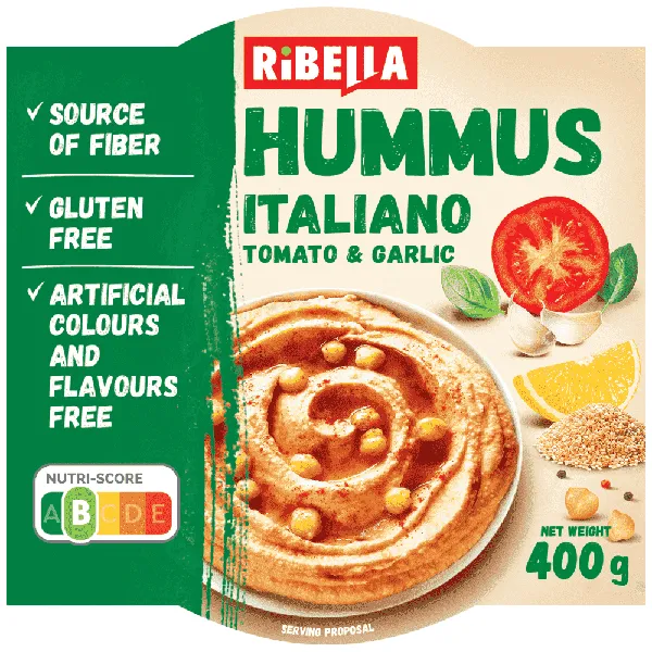 RIBELLA HUMUS natural ή italiano 400γρ. 1+1 ΔΩΡΟ