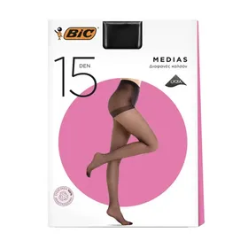 Bic Καλσόν 15D Medias Μαύρο Large
