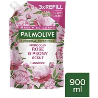 Palmolive Τριαντάφυλλο & Παιώνια Υγρό Κρεμοσάπουνο Ανταλλακτικό Σακουλάκι 900ml
