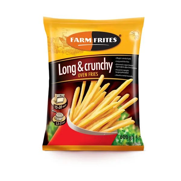 Long & crunchy πατάτες προτηγανισμένες 600γρ