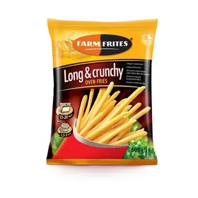 long & crunchy πατάτες προτηγανισμένες 600γρ