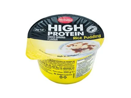 High Protein Ρυζόγαλο κλασικό, σοκολάτα, βανίλια, σοκολάτα - μπανάνα