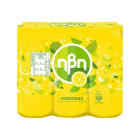 GREEN πορτοκαλάδα, λεμονάδα κουτί 6X330ml