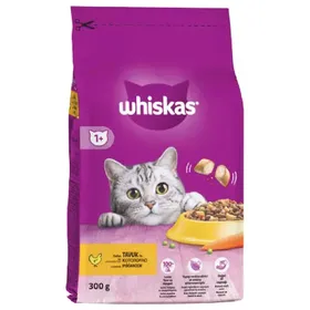 Whiskas Adult Ξηρά Τροφή Γάτας Κοτόπουλο 300gr