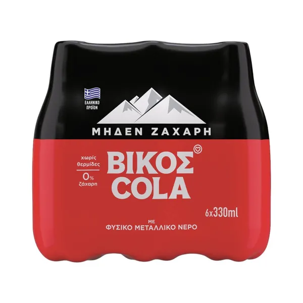 COLA Classic, Μηδέν Ζάχαρη 6x330ml