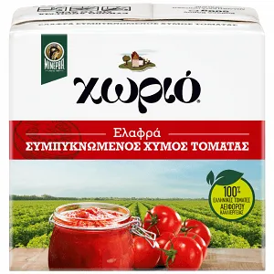 ΧΩΡΙΟ Ελαφρά Συμπυκνωμένος Χυμός Τομάτας 500g
