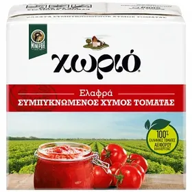 Χωριό Ελαφρά Συμπυκνωμένος Χυμός Τομάτας 500gr